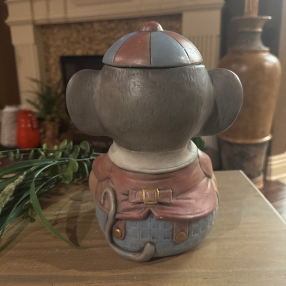 Vintage 1970's Treasure Craft Cookie Jar Featuring A Little Boy Mouse In A Hat - Picture 3 of 10